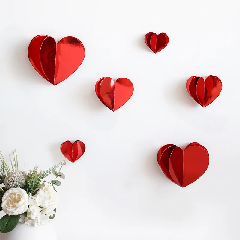 Red Gold 3D Love Heart Garland Paper Hanging Heart Swirl Ornament for Valentine's Day Anniversary Wedding Party Decor Supplies
Red Gold 3D Love Heart Garland Paper Hanging Heart Swirl Ornament for Valentine's Day Anniversary Wedding Party Decor Supplies