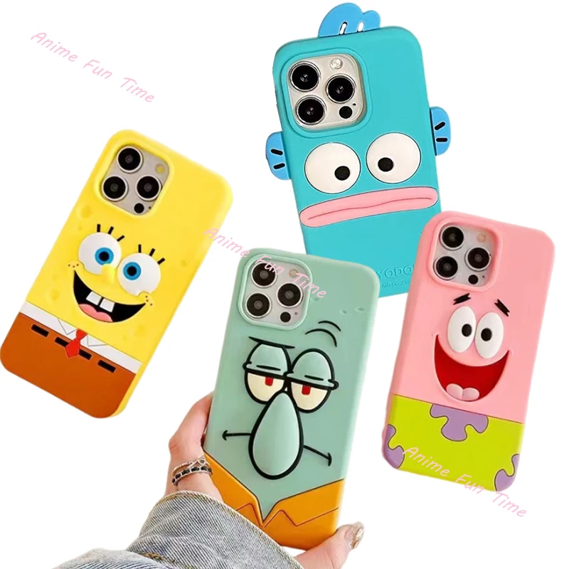 Creative Spongebobed Patrick Star Squidward Iphone15Promax 13/14 Phone Case Cute Sanrio Hangyodon 12Promax Phone Protective Case
Creative Spongebobed Patrick Star Squidward Iphone15Promax 13/14 Phone Case Cute Sanrio Hangyodon 12Promax Phone Protective Case