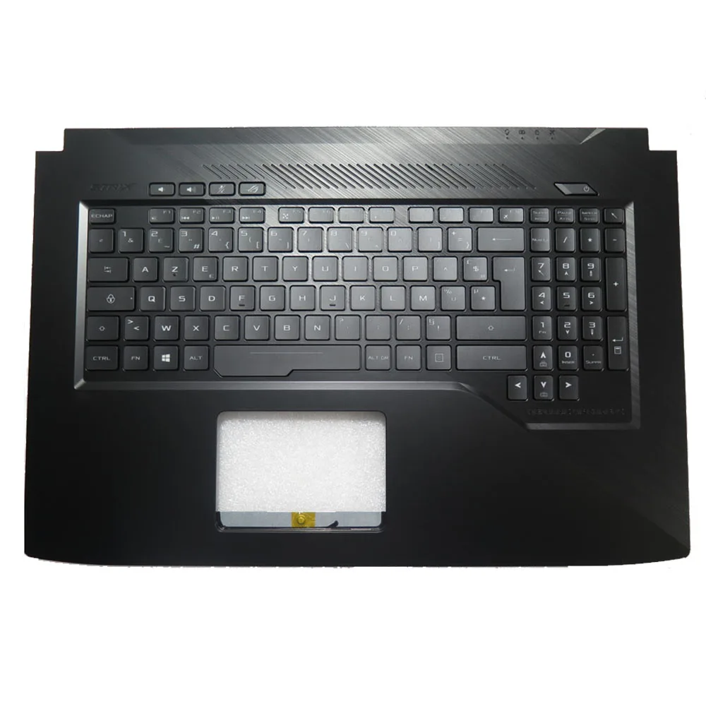 

90NB0GL2-R31FR0 PalmRest&keyboard For ASUS GL703VM 90NB0GL2-R31US0 Black top case France FR black AZERTY keyboard with backlit