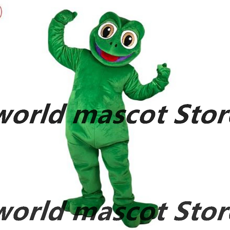 Cartoon Adult Cosplay Party Green Frog Fancy Dress Mascot Costumes For Holiday Birthday Character Outfit Attractive Mask Party
Cartoon Adult Cosplay Party Green Frog Fancy Dress Mascot Costumes For Holiday Birthday Character Outfit Attractive Mask Party