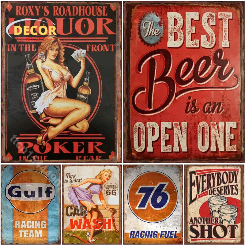 Vintage Fuel Metal Tin Sign Poster for Garage Beer Poker Gulf Retro Painting Picture Wall Home Room Art Aesthetic Decoration
Vintage Fuel Metal Tin Sign Poster for Garage Beer Poker Gulf Retro Painting Picture Wall Home Room Art Aesthetic Decoration