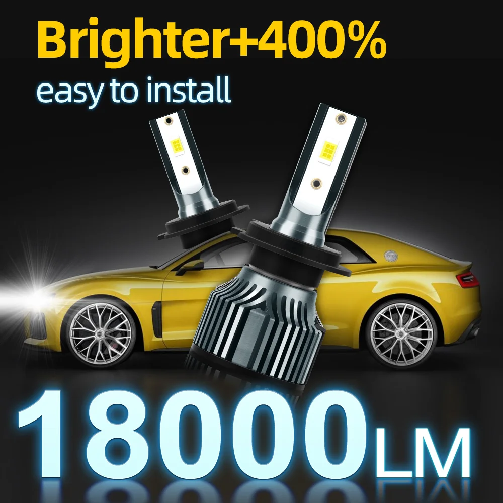 HB3 HB4 9005 9006 Canbus LED Headlights H1 H7 H4 H11 H13 Car Lamps Bulbs 120W 18000LM Auto Headlamps 3570 CSP Chips Fog Light
HB3 HB4 9005 9006 Canbus LED Headlights H1 H7 H4 H11 H13 Car Lamps Bulbs 120W 18000LM Auto Headlamps 3570 CSP Chips Fog Light