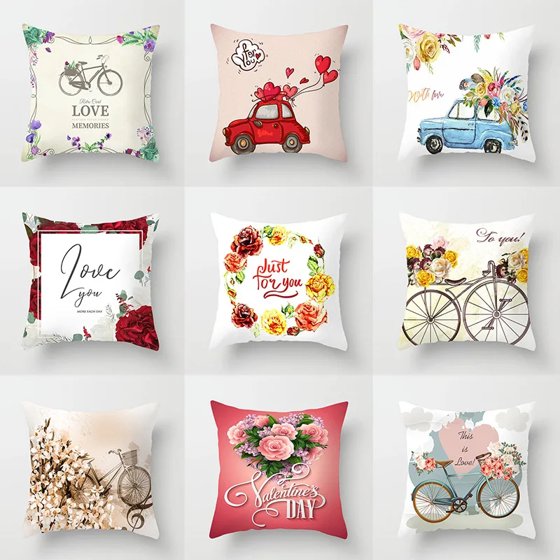 Valentine's Day Decorative Pillowcases Sofa Cushion Covers Home Decor Eiffel Tower
Valentine's Day Decorative Pillowcases Sofa Cushion Covers Home Decor Eiffel Tower