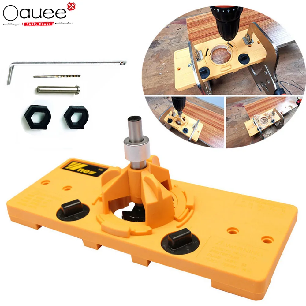 35MM Cup Style Hinge Jig Hole Puncher Boring Hole Drill Guide Forstner Door Hole Template Wood Cutter Woodworking Hand Tools
35MM Cup Style Hinge Jig Hole Puncher Boring Hole Drill Guide Forstner Door Hole Template Wood Cutter Woodworking Hand Tools
