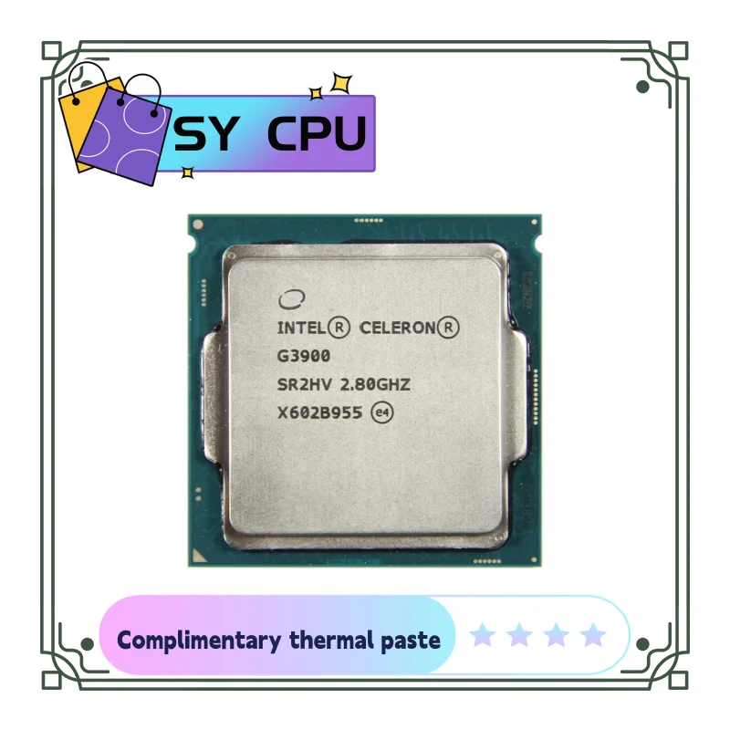 Free shipping Original G3900 Dual Core 2.8GHz TDP 51W LGA 1151 2MB Cache With HD Graphics DDR4 RAM14nm Desktop CPU
Free shipping Original G3900 Dual Core 2.8GHz TDP 51W LGA 1151 2MB Cache With HD Graphics DDR4 RAM14nm Desktop CPU