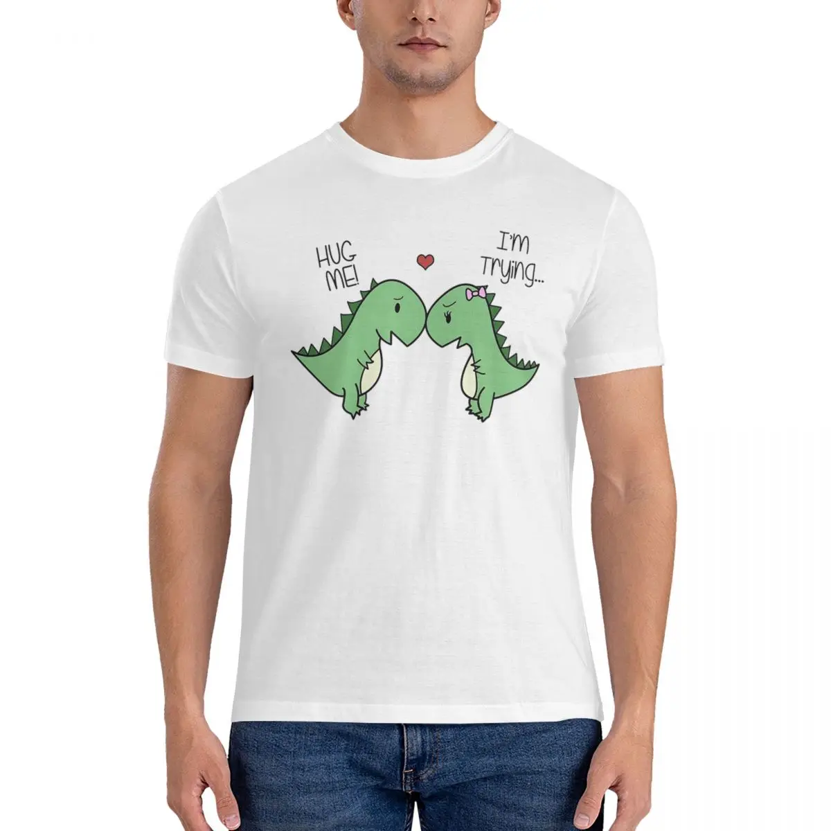100% Cotton Dino Love! (Hug Me!) T-shirt Men Classic Oversized T Shirt Men Round Neck Summer Shirts Tops S-6XL
100% Cotton Dino Love! (Hug Me!) T-shirt Men Classic Oversized T Shirt Men Round Neck Summer Shirts Tops S-6XL