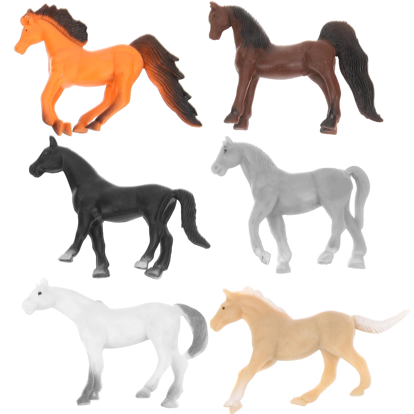 

Miniature Horse Tiny Animals Figures Figurines for Kids Educational Cognitive Toy Toys Model Horses Girls
