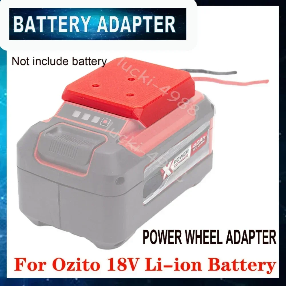 DIY Battery Adapter for OZITO for X-Change 18V Battery Dock Power Connector 14 Gauge Robotic (Not include battery) 
DIY Battery Adapter for OZITO for X-Change 18V Battery Dock Power Connector 14 Gauge Robotic (Not include battery)