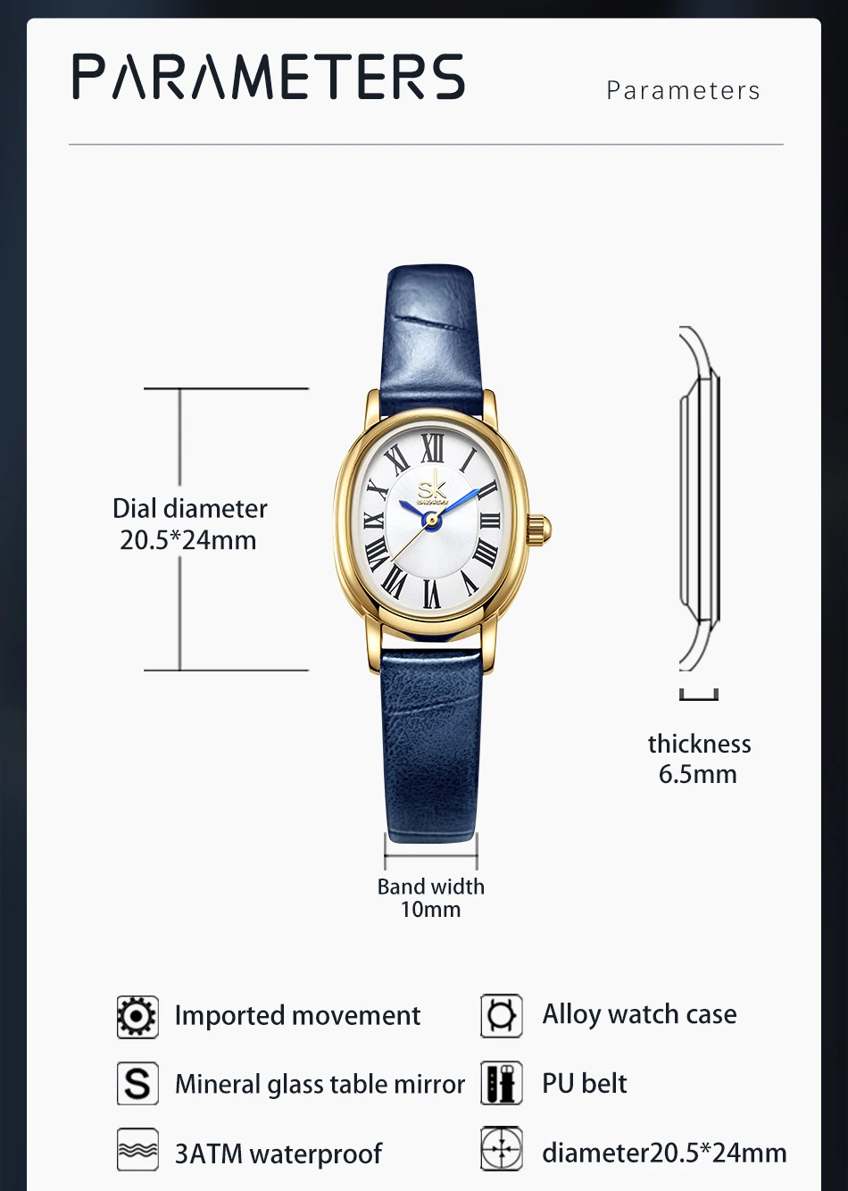 Shengke SK Elegant Woman Quartz Wristwatches Alloy Clock Buckle 3Bar Waterproof Fashion Casual Ladies Leather Watch Montre Femme Shengke SK Elegant Woman Quartz Wristwatches Alloy Clock Buckle 3Bar Waterproof Fashion Casual Ladies Leather Watch Montre Femme