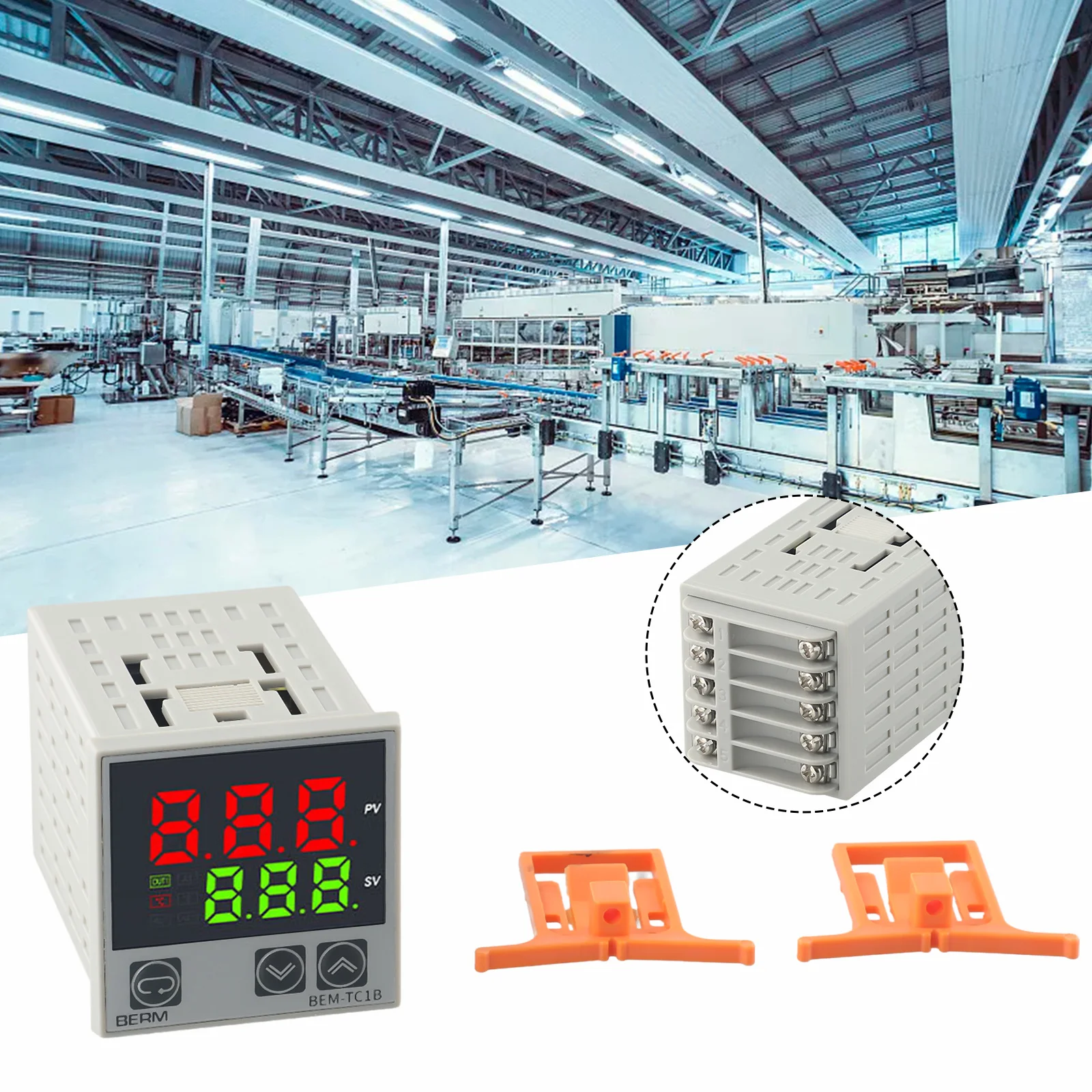 Intelligent PID -Control Thermostat TC1B-14V Temperature Controller SSR Output PID Controller Regulation Intelligent
Intelligent PID -Control Thermostat TC1B-14V Temperature Controller SSR Output PID Controller Regulation Intelligent