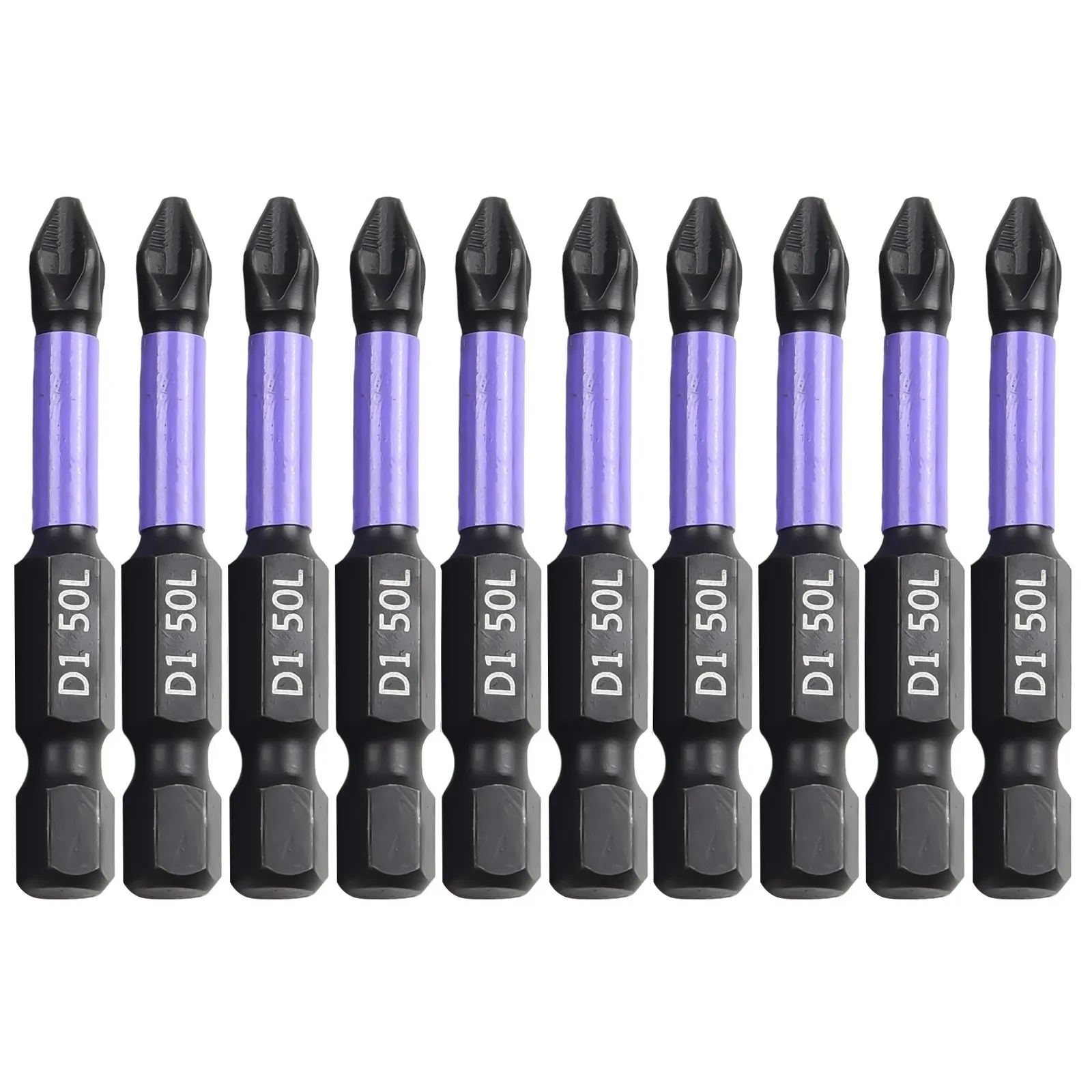 10/20pcs PH2 Cross Screwdriver Set Magnetic Batch Head Impact Drill Bit Alloy Steel Non-slip Cross Screwdriver 25/50/65/70/90mm
10/20pcs PH2 Cross Screwdriver Set Magnetic Batch Head Impact Drill Bit Alloy Steel Non-slip Cross Screwdriver 25/50/65/70/90mm