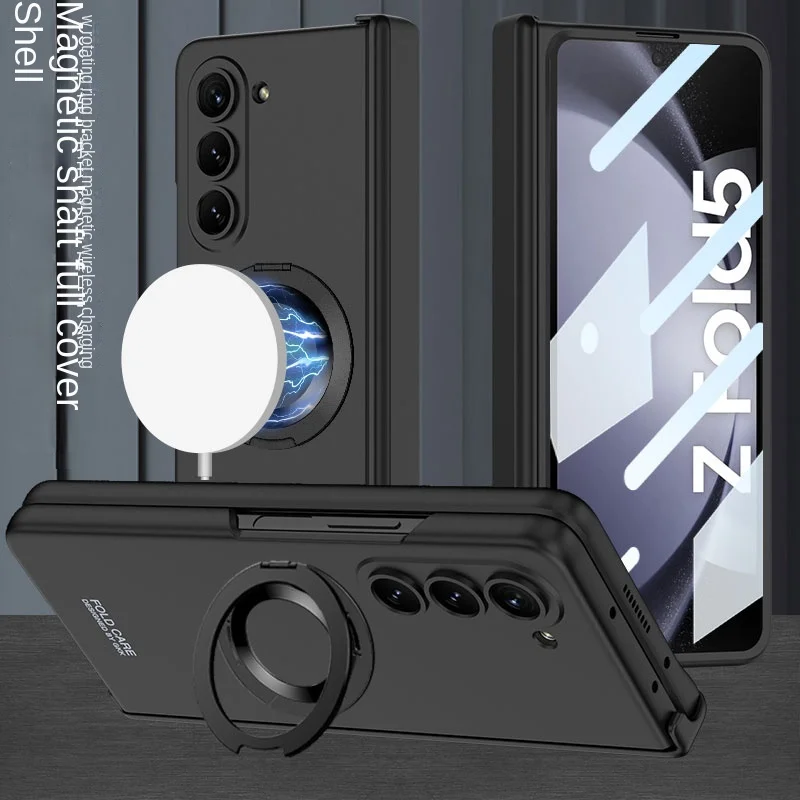 Magnetic Anti-DROP Casing for Samsung Galaxy Z Fold 5 Business Classic Z Fold5 With Ring Holder Phone Case
Magnetic Anti-DROP Casing for Samsung Galaxy Z Fold 5 Business Classic Z Fold5 With Ring Holder Phone Case