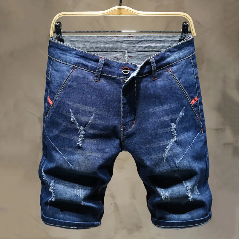 Summer New Denim Shorts Men Fashion Ripped Straight Frayed Bermuda Leisure Loose Beach Short Jeans Male Streetwear
Summer New Denim Shorts Men Fashion Ripped Straight Frayed Bermuda Leisure Loose Beach Short Jeans Male Streetwear