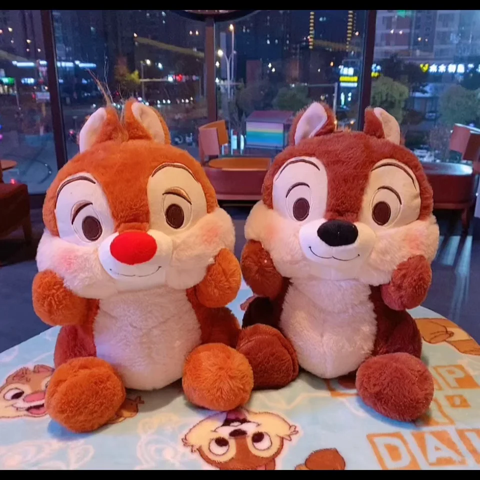 

30/60cm Disney Chip and Dale Plush Toy Stuffed Chipmunks Lovely Anime Plushies Soft Hug Pillow Sleeping Girl Child Gifts Doll