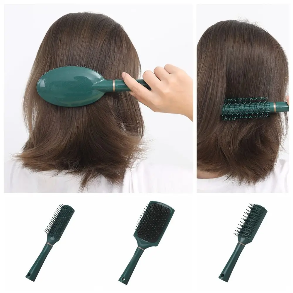 

Dark Green Massage Comb Fashion Anti Static Beauty Hairstyle Air Cushion Comb Detangling Large Board Head Hair Brush People