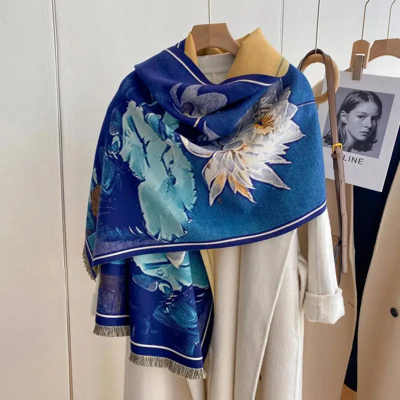 1Pc 180X65Cm French Style Oil Painting Print Fashion Scarf Shawl Winter Warm All-Match Elegant Temperament Decorative Scarf
1Pc 180X65Cm French Style Oil Painting Print Fashion Scarf Shawl Winter Warm All-Match Elegant Temperament Decorative Scarf
