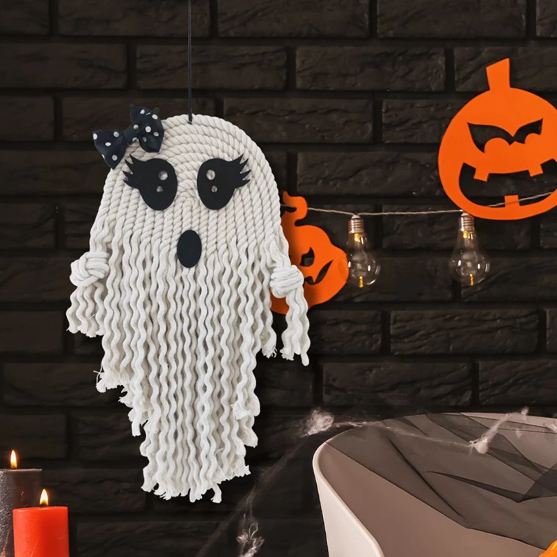 1Pcs Halloween Garland With Ghost Hanging On The Wall. Decoration For Halloween Party Crafts For Kids Durable Easy To Use
1Pcs Halloween Garland With Ghost Hanging On The Wall. Decoration For Halloween Party Crafts For Kids Durable Easy To Use
