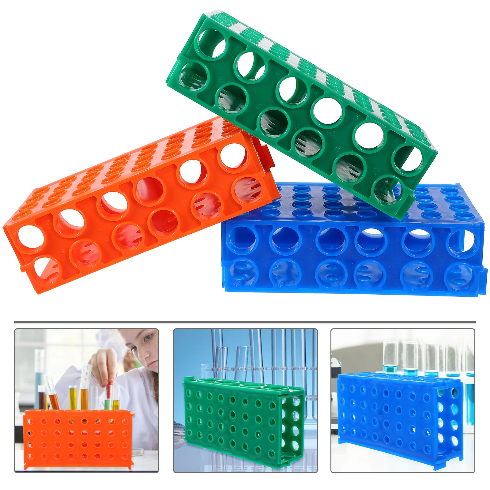 3 Pcs Test Tube Rack Lab Equipment Storage Organizer Holder For Chemistry Sampling Pp Bottle Laboratory
3 Pcs Test Tube Rack Lab Equipment Storage Organizer Holder For Chemistry Sampling Pp Bottle Laboratory