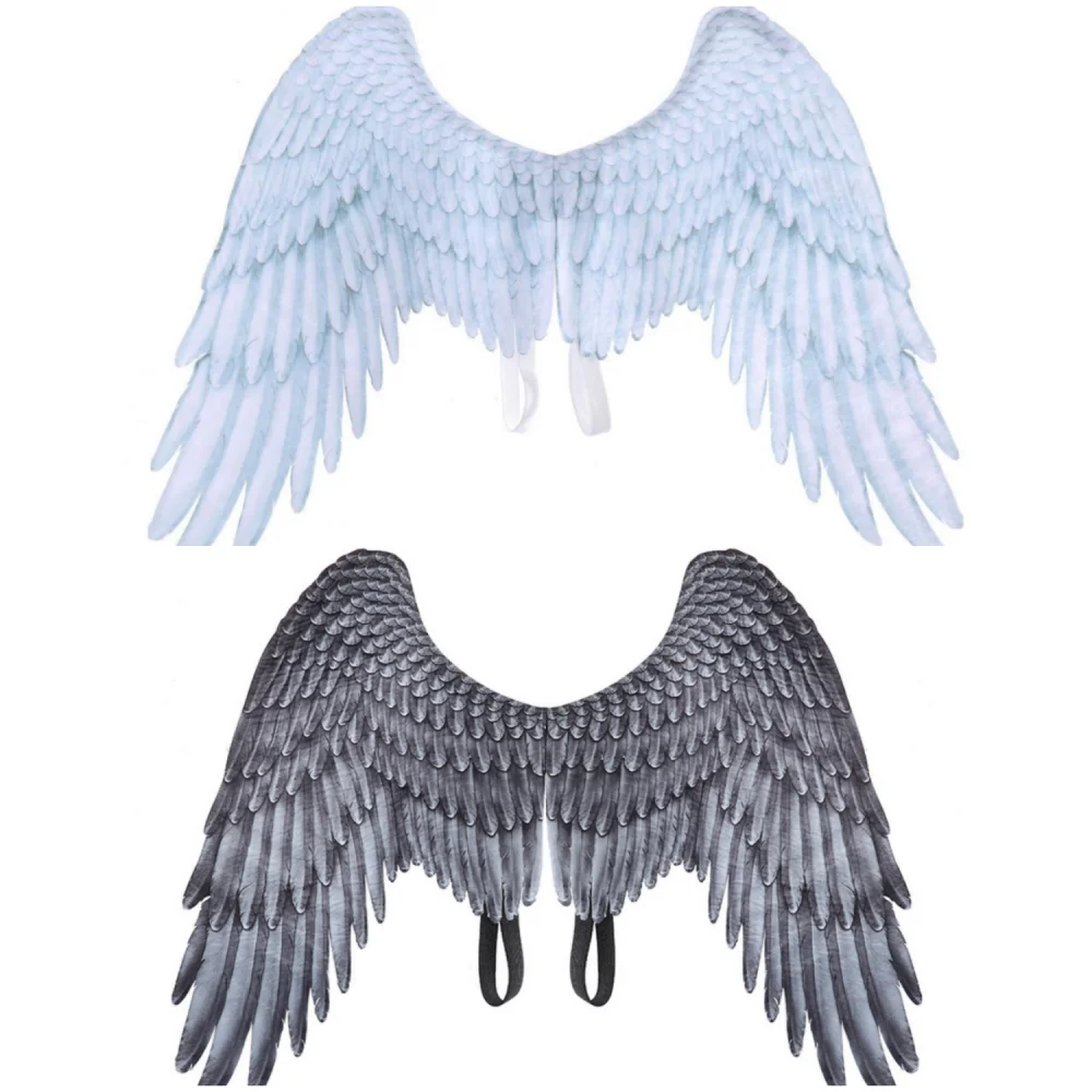 

3D Angel Wings Cosplay Non Woven Fabric Devil Demon Ornament Unisex Kid Popular Halloween Masquerade Party Decoration Accessory