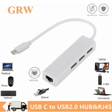 Grwibeou USB Hub USB C Ethernet Adapter 10/100Mbps Network Card Rj45 Type c USB C Lan For Macbook Windows Wired Internet Cable
Grwibeou USB Hub USB C Ethernet Adapter 10/100Mbps Network Card Rj45 Type c USB C Lan For Macbook Windows Wired Internet Cable