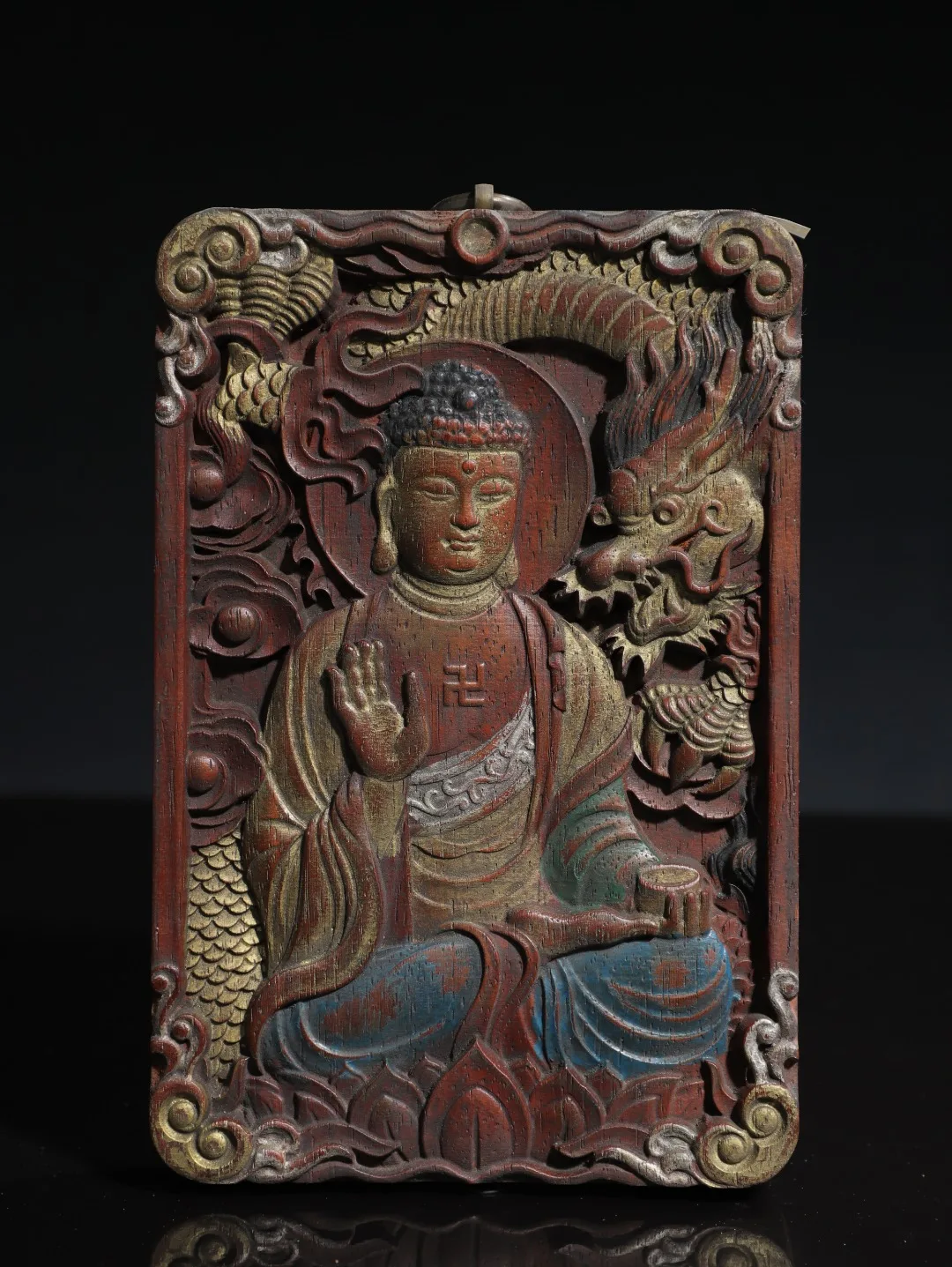 8"Tibet Temple Collection Old Rosewood mounting Painted Da Ri Tathagata Buddha Amitabha Thangka Wall hanging Worship Hall
8"Tibet Temple Collection Old Rosewood mounting Painted Da Ri Tathagata Buddha Amitabha Thangka Wall hanging Worship Hall