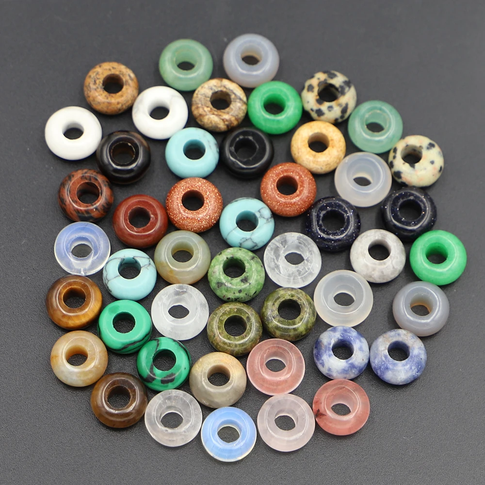 【Free Shipping】 Natural Crystal Agate Jade Abacus Large Hole Beads Hand-woven Accessories Materials DIY Jewelry Making 30Pcs/Lot
【Free Shipping】 Natural Crystal Agate Jade Abacus Large Hole Beads Hand-woven Accessories Materials DIY Jewelry Making 30Pcs/Lot