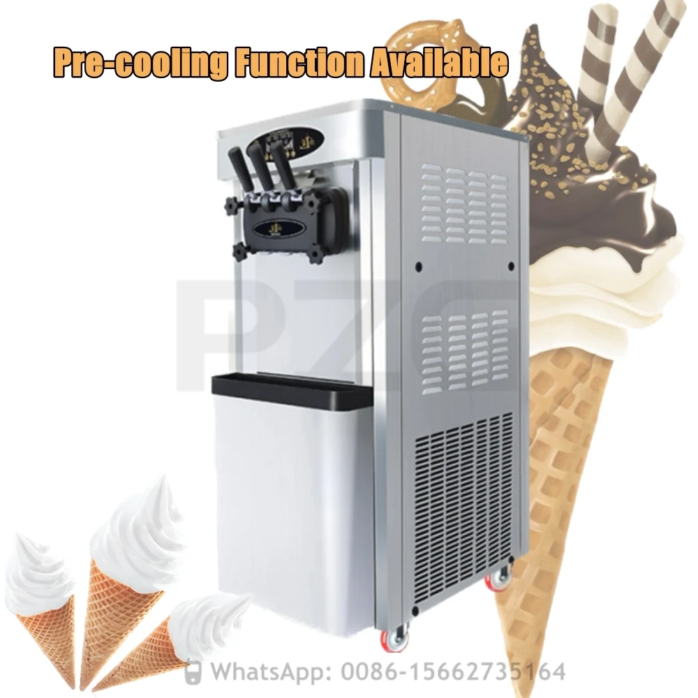 Pre-Cooling Functions Available Soft Serve Ice Cream Making Machine 36-42L/H Philippine Ice Cream Machine
Pre-Cooling Functions Available Soft Serve Ice Cream Making Machine 36-42L/H Philippine Ice Cream Machine