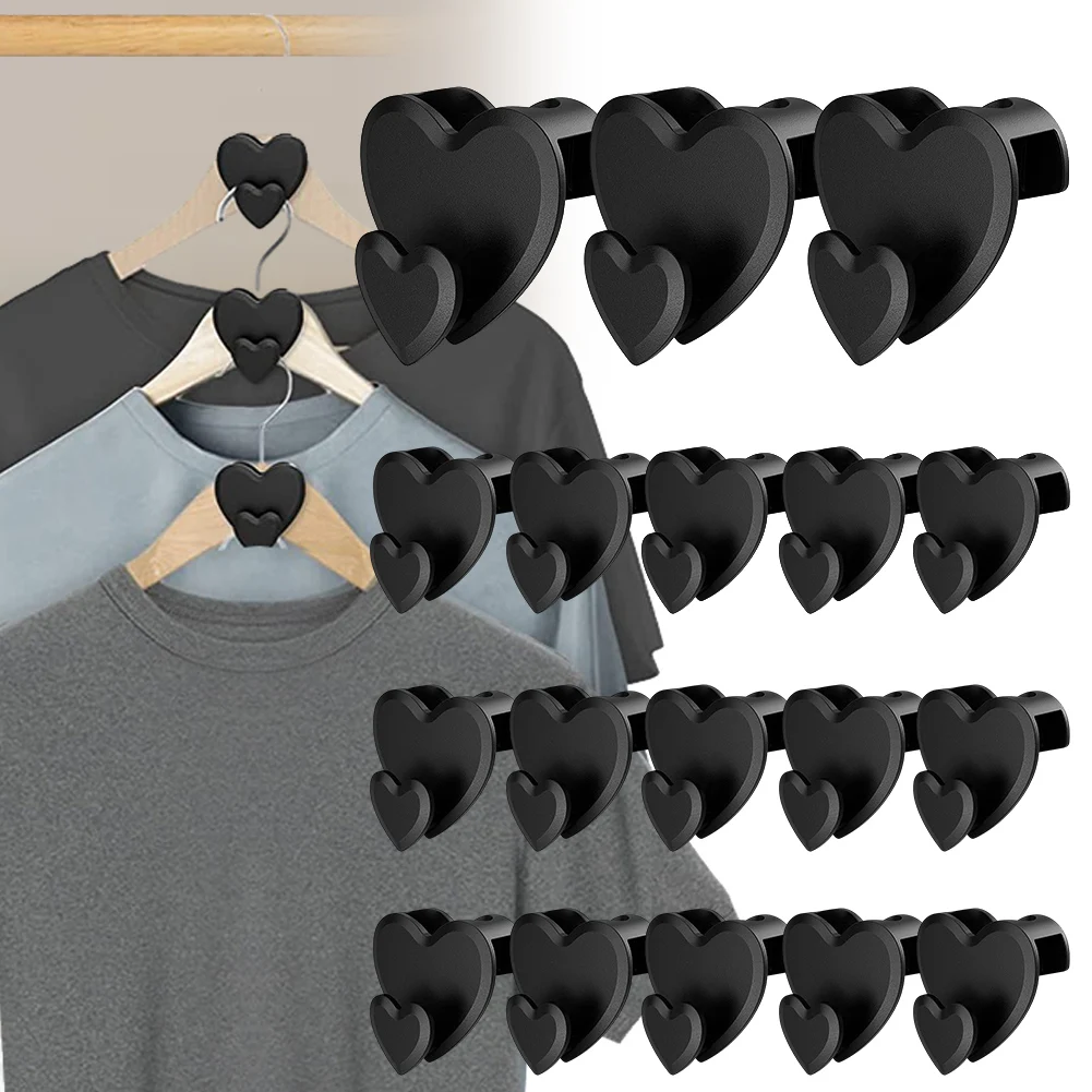 12 /18/24pcs Clothes Hangers Organizers Storage Hooks Space Saving Coat Hook Heart Shape Maximize Closet Space And Organizer
12 /18/24pcs Clothes Hangers Organizers Storage Hooks Space Saving Coat Hook Heart Shape Maximize Closet Space And Organizer