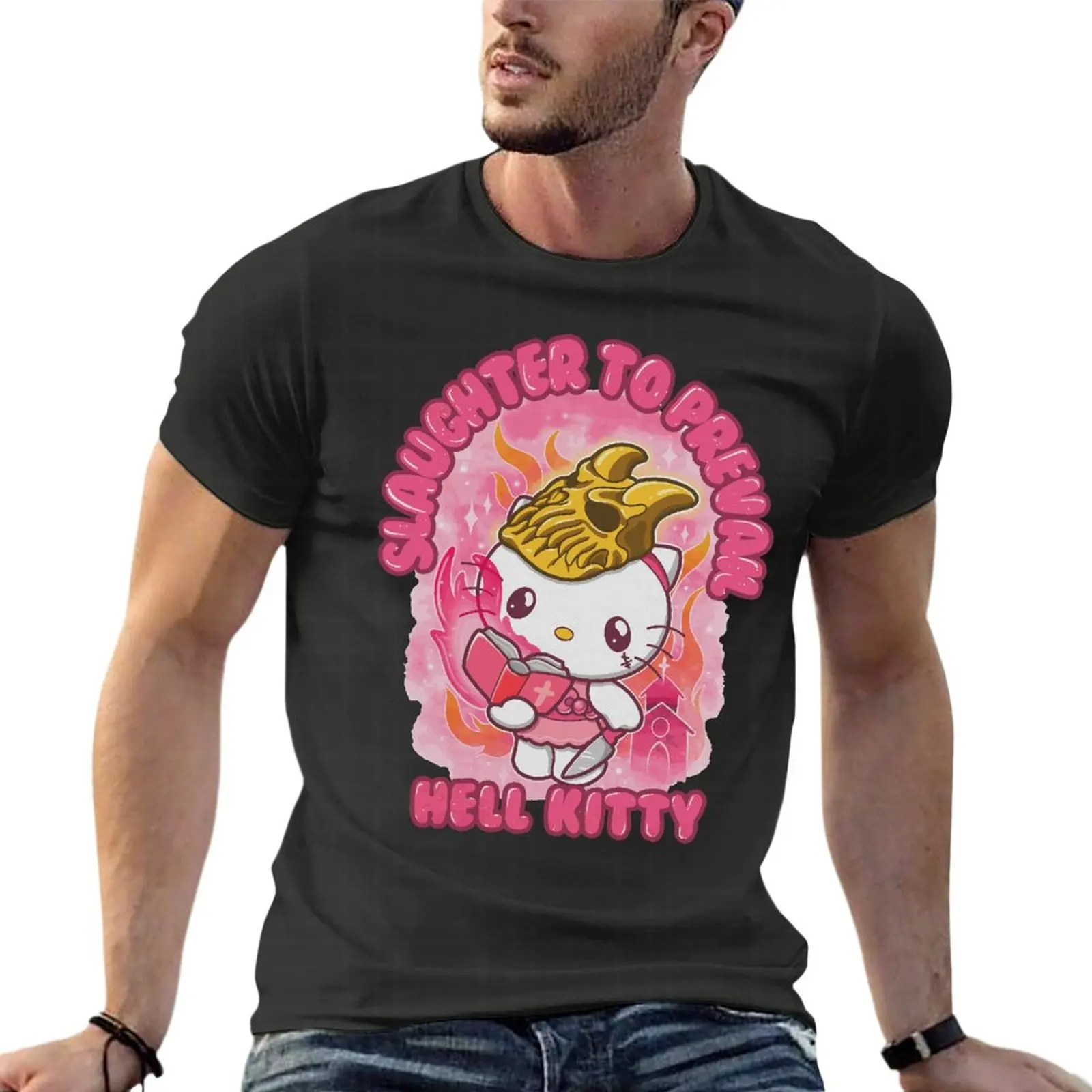 Kaus Ukuran Besar Lucu Santai To Prefer Hell Kitty Baju Pria Lucu Streetwear 100% Katun Kaus Atasan Ukuran Plus
Kaus Ukuran Besar Lucu Santai To Prefer Hell Kitty Baju Pria Lucu Streetwear 100% Katun Kaus Atasan Ukuran Plus
