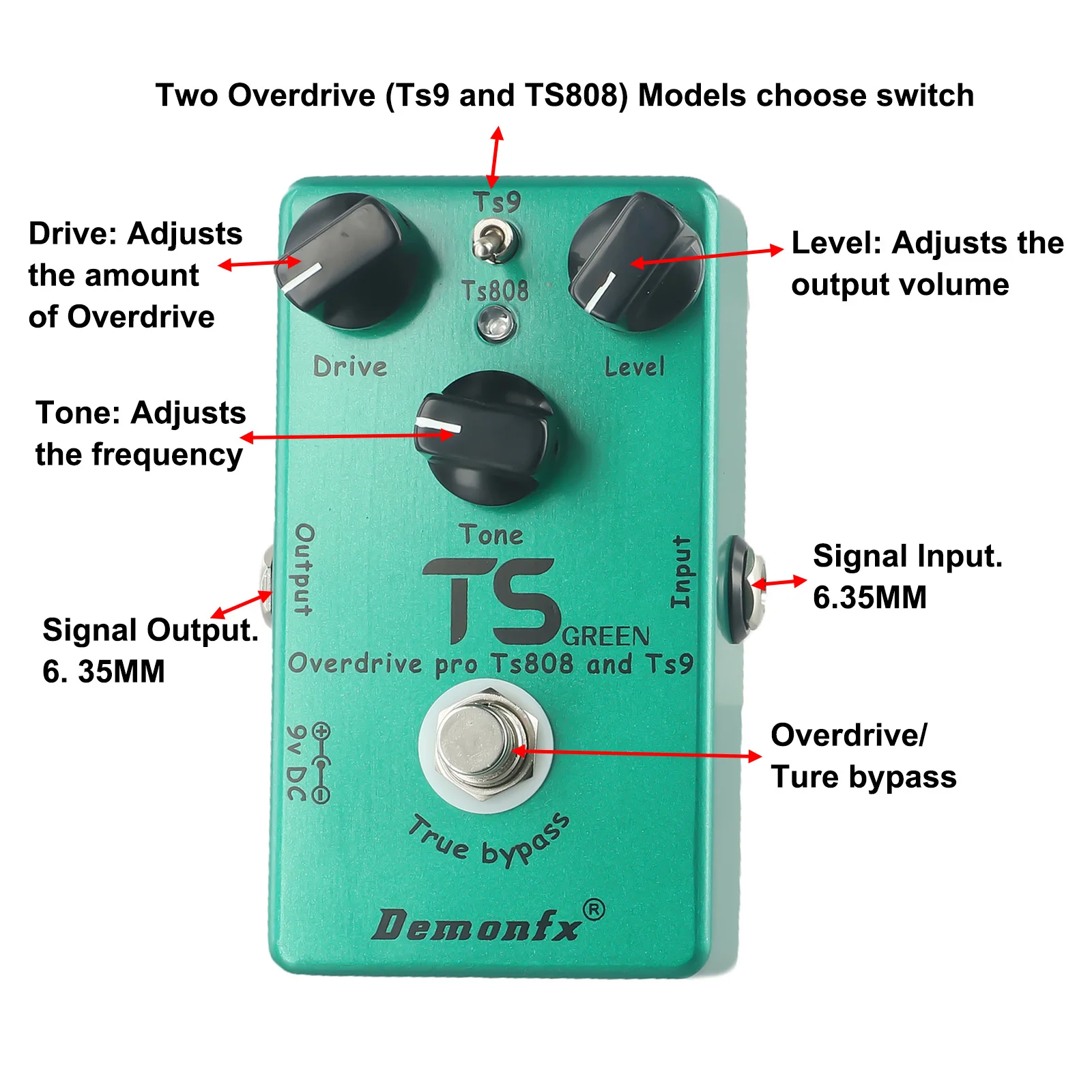Two-position Effect Pedal Upgraded Analog Signal Path Instrument LED Indicator Musical Part Spare High Quality
Two-position Effect Pedal Upgraded Analog Signal Path Instrument LED Indicator Musical Part Spare High Quality