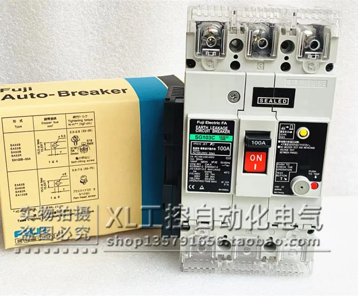 

SG103C Original Fuji/FUJI Air Switch Circuit Breaker SG103C 100A 3P Stock