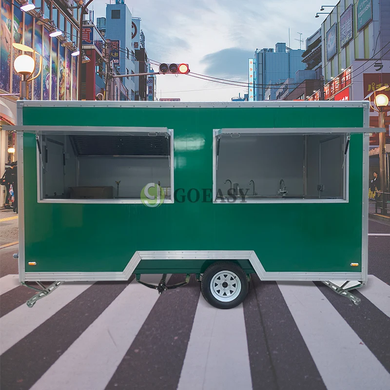 Mobile Kitchen Food Trailer with Full Kitchen Equipment Bbq Trailer Ice Cream Cart Food Truck for Sale USA Europe Food Van
Mobile Kitchen Food Trailer with Full Kitchen Equipment Bbq Trailer Ice Cream Cart Food Truck for Sale USA Europe Food Van