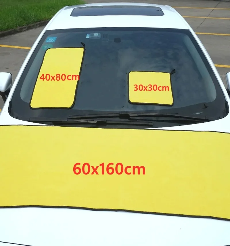 160x60CM Thick Plush Microfiber Towel Car Wash Accessories Super Absorbent Car Cleaning Detailing Cloth Auto Care Drying Towels
160x60CM Thick Plush Microfiber Towel Car Wash Accessories Super Absorbent Car Cleaning Detailing Cloth Auto Care Drying Towels