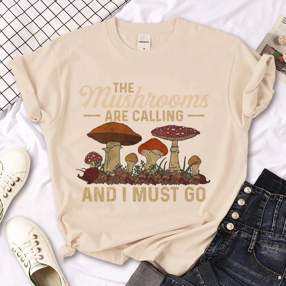 Женская футболка с рисунком грибов, аниме футболка, женская одежда Манга
Женская футболка с рисунком грибов, аниме футболка, женская одежда Манга