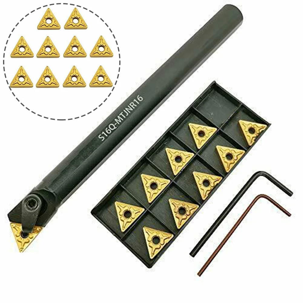 S16Q-MTJLNR16 Indexable Boring Bar Turning Tool Holder TNMG331 Carbide Insert For Machining Stainless Steel, Cast Iron, Steel
S16Q-MTJLNR16 Indexable Boring Bar Turning Tool Holder TNMG331 Carbide Insert For Machining Stainless Steel, Cast Iron, Steel