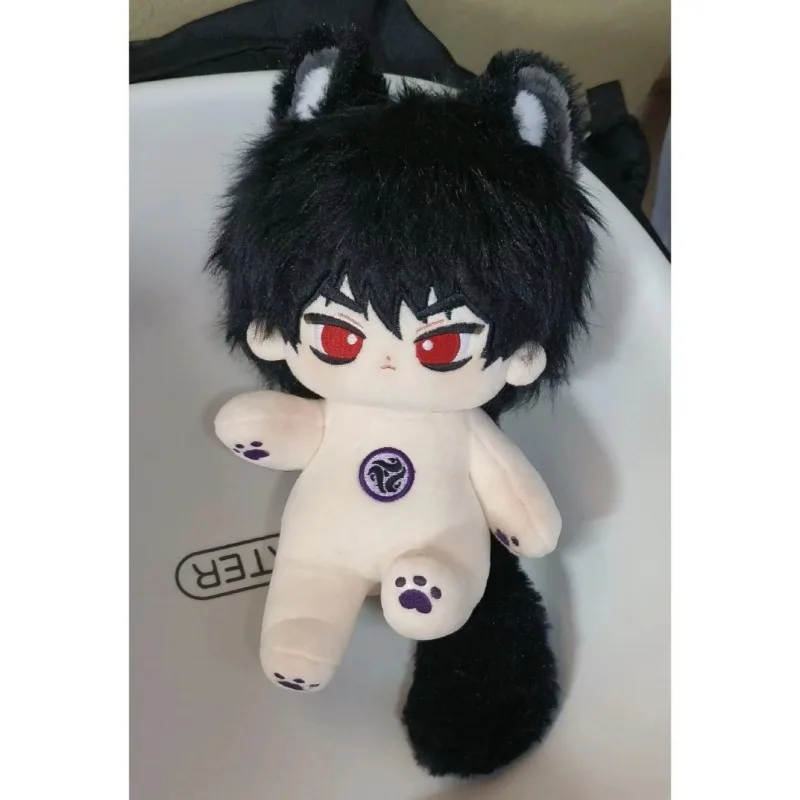 

Cute Stuffed Scissor Seven Cotton Doll COS Cike Liuqi Wu 20cm Cartoon Dressing-up Plush Puppet Gift Toys For Kids Adults Fans