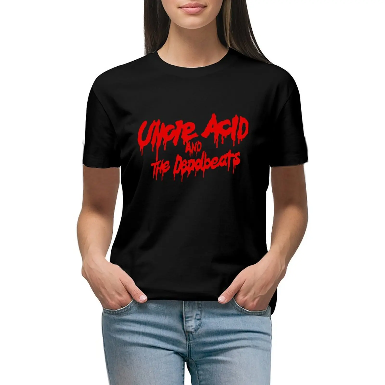 

Best Gift - UNCLE ACID _amp_ THE DEADBEATS T-shirt cute tops hippie clothes cropped t shirts for Women