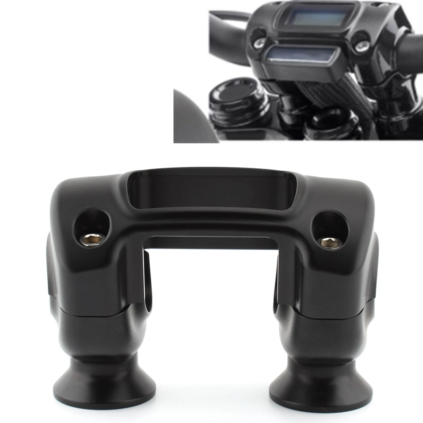 Motorbike 1.25 inch Handlebar Riser Clamp For Dyna Fat Bob CVO FXDFSE Low Rider S FXDLS Softail FXDR 114
Motorbike 1.25 inch Handlebar Riser Clamp For Dyna Fat Bob CVO FXDFSE Low Rider S FXDLS Softail FXDR 114