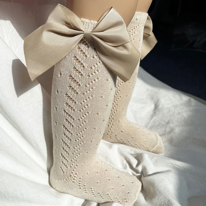 0-5 Years Kids Socks Big Bow Toddlers Girls knee High Long Sock Spring Summer Soft Cotton Hollow Out Baby Socks Girl Socken
0-5 Years Kids Socks Big Bow Toddlers Girls knee High Long Sock Spring Summer Soft Cotton Hollow Out Baby Socks Girl Socken
