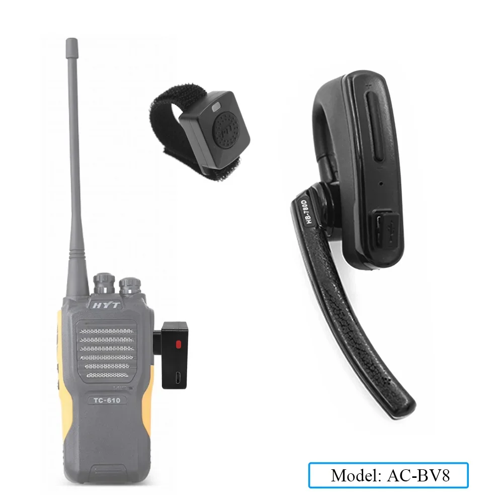Wireless Hands-free PTT Bluetooth Earphones for Walkie Talkies Baofeng UV-5R UV-82 HYT TC-610 IC-V8 Two-way Radio Earphones
Wireless Hands-free PTT Bluetooth Earphones for Walkie Talkies Baofeng UV-5R UV-82 HYT TC-610 IC-V8 Two-way Radio Earphones