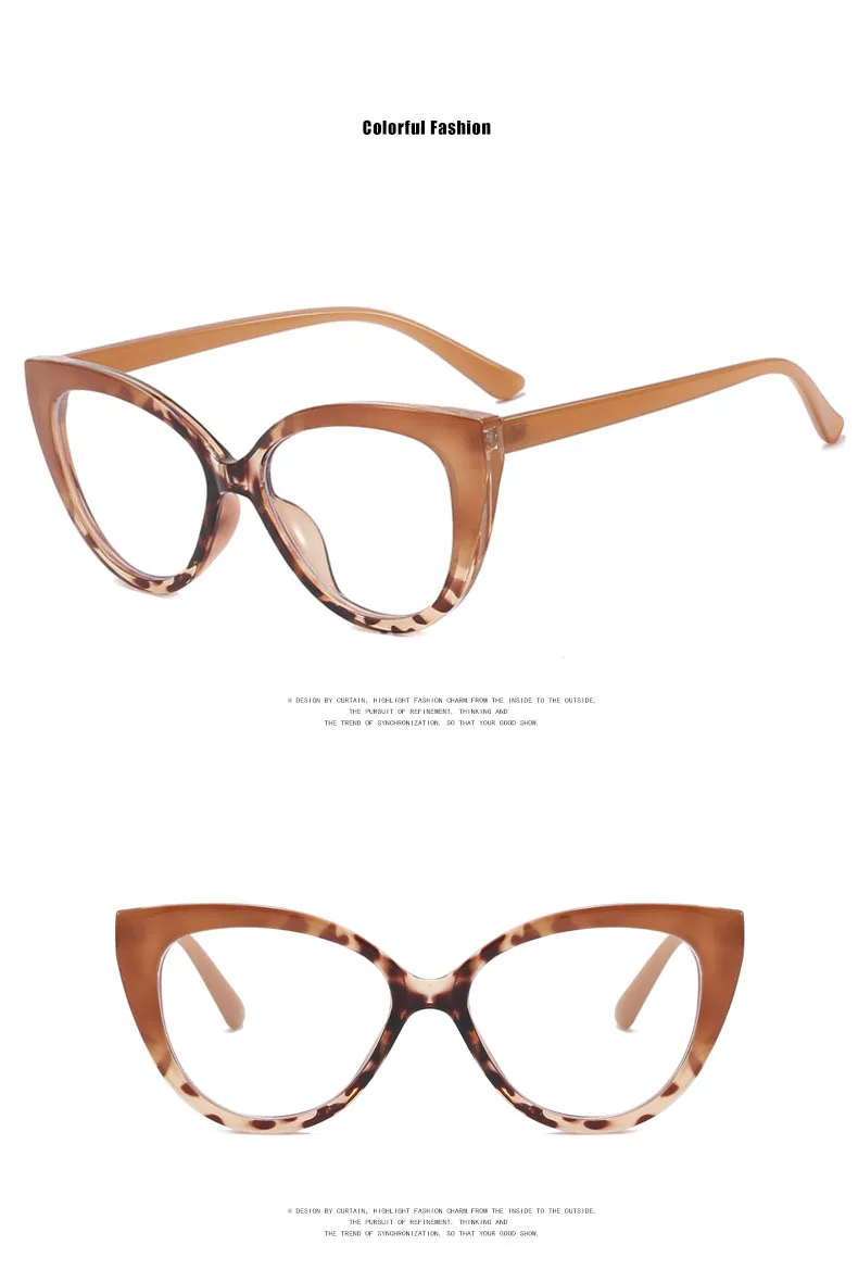 Stylowe okulary kocie oczy w kolorowych oprawkach – korekcyjne dla krótkowzroczności i do czytania 26 S04dc86eb8915428da0e1ba065dfb92b65