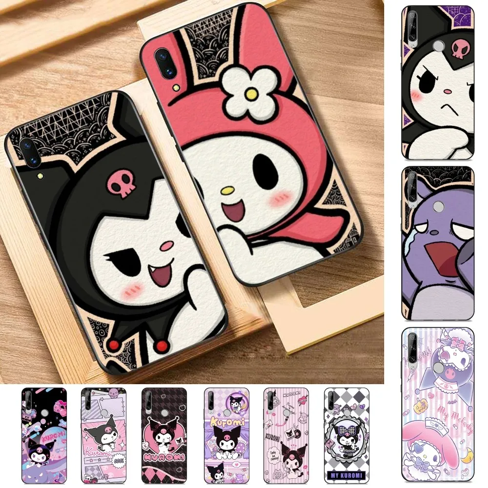 

Cute Cartoon K-Kuromi Phone Case For Huawei Y9 6 7 5 Prime Enjoy 7s 7 8 plus 7a 9e 9plus 8E Lite Psmart Shell