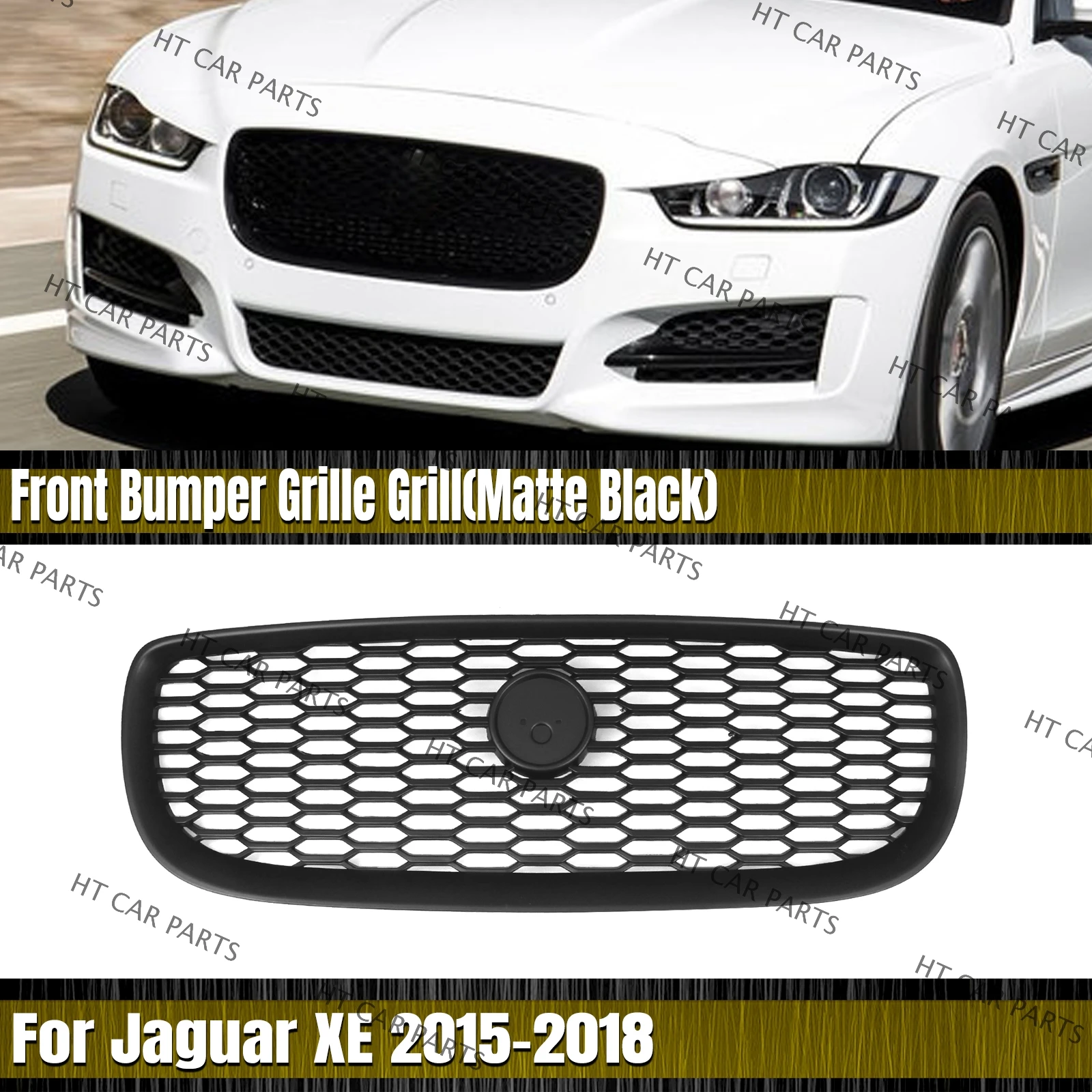 For Jaguar XE 2015-2018 2015 2016 2017 2018 1 Piece Matte Black Honeycomb Style of Front Bumper Grille Mesh Grill
For Jaguar XE 2015-2018 2015 2016 2017 2018 1 Piece Matte Black Honeycomb Style of Front Bumper Grille Mesh Grill