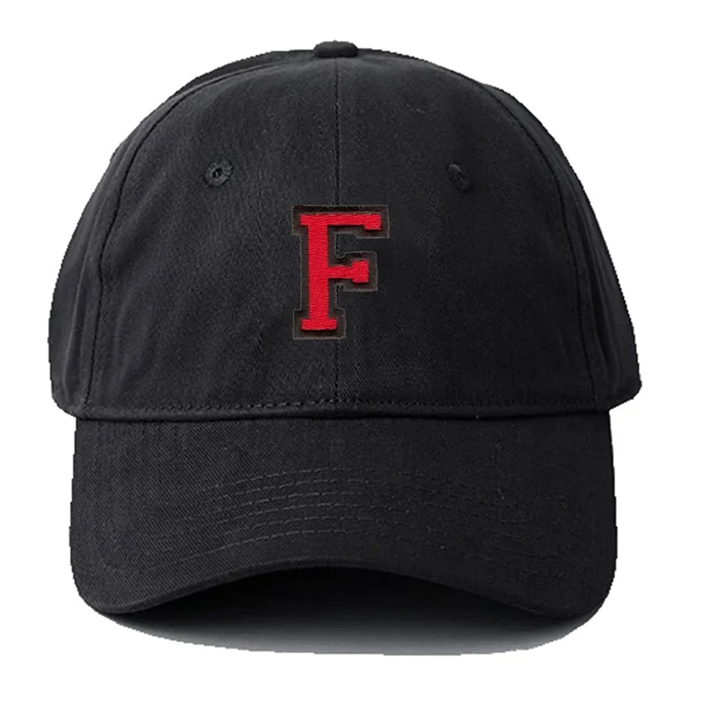 

Lyprerazy Men's Baseball Cap Sport Letter F Embroidery Hat Cotton Embroidered Casual Baseball Caps