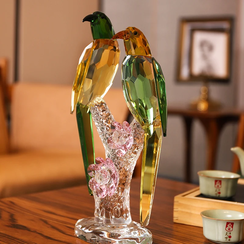Crystal Bird Ornament magpie wedding gift housewarming living room wine cabinet ornament handicraft ornament
Crystal Bird Ornament magpie wedding gift housewarming living room wine cabinet ornament handicraft ornament