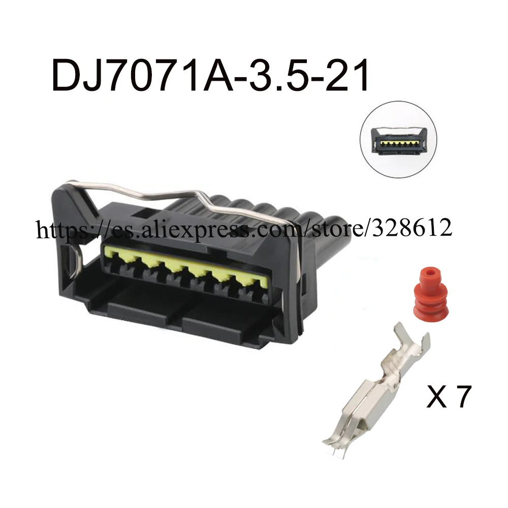 100SET DJ7071A-3.5-21 auto wire connectors terminal 7 pin Waterproof automotive connector female male Plug socket
100SET DJ7071A-3.5-21 auto wire connectors terminal 7 pin Waterproof automotive connector female male Plug socket