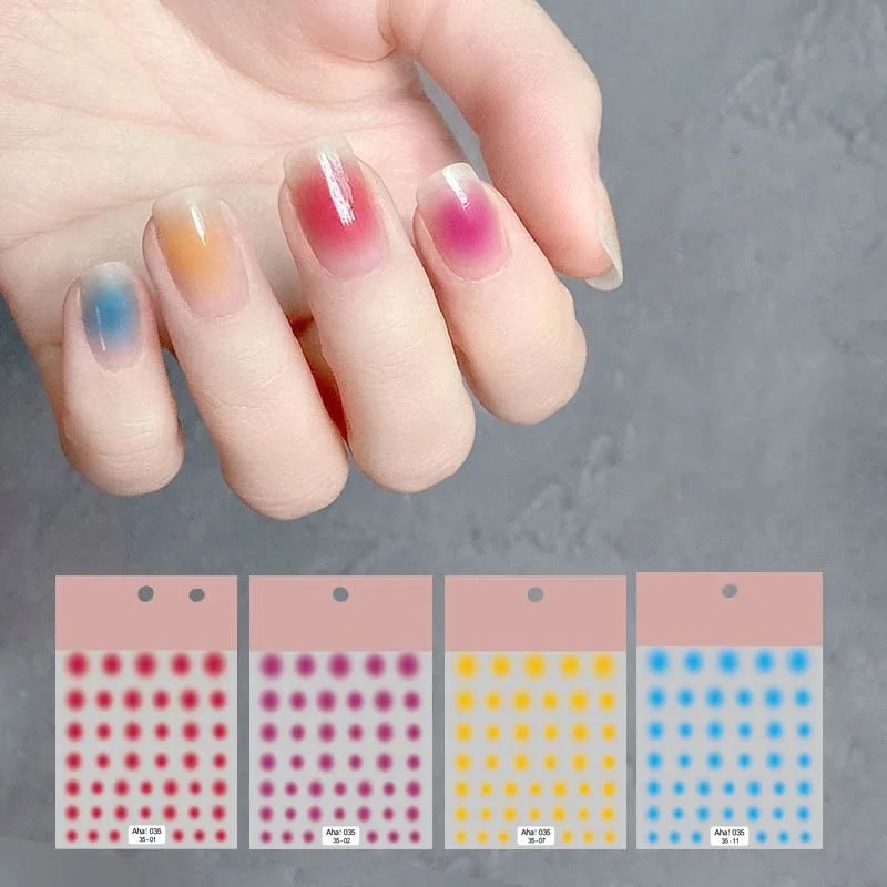 Translucent Nail Art Stickers Adhesive Gradual Change Beauty Flush Nails Decal Sliders Manicure Decorations Nail Decor Supplies
Translucent Nail Art Stickers Adhesive Gradual Change Beauty Flush Nails Decal Sliders Manicure Decorations Nail Decor Supplies