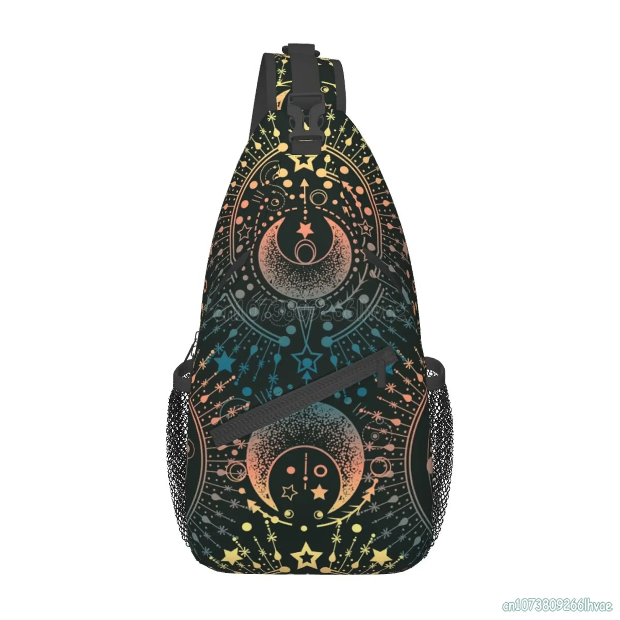 Moon Star Alchemy Magical Sling Bag Crossbody Waterproof Backpack Chest Daypack for Sport Travel Hiking Runner Biking Climbing 
Moon Star Alchemy Magical Sling Bag Crossbody Waterproof Backpack Chest Daypack for Sport Travel Hiking Runner Biking Climbing