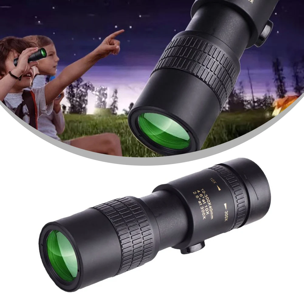 10-300X мощный портативный выдвижной Монокуляр с зумом HD для кемпинга, кемпинга на открытом воздухе, аксессуары, долговечный, практичный
10-300X мощный портативный выдвижной Монокуляр с зумом HD для кемпинга, кемпинга на открытом воздухе, аксессуары, долговечный, практичный