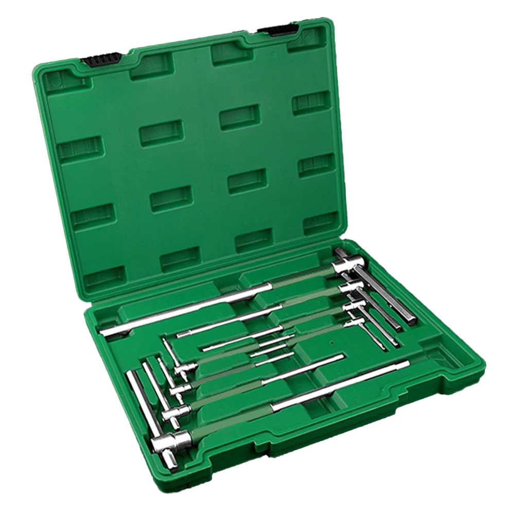 Brand-New High-quality Universial Practical Studry T-Shaped Spanner Set High-speed Rotating Hexagonal T-shaped 1 Set
Brand-New High-quality Universial Practical Studry T-Shaped Spanner Set High-speed Rotating Hexagonal T-shaped 1 Set